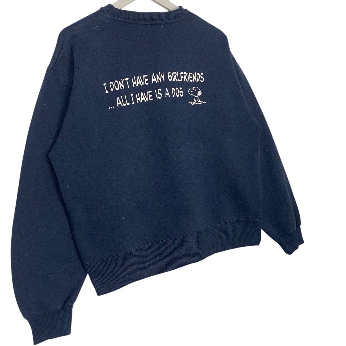 Vintage Vintage Peanuts Printed Crewneck Sweatshirt Blue Size US M / EU 48-50 / 2 - 7 Thumbnail