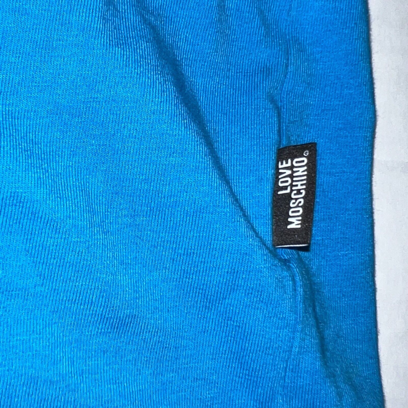 Moschino Love Moschino Blue Graphic Shirt Peace 1 Point Milano XL Size US XL / EU 56 / 4 - 5 Thumbnail