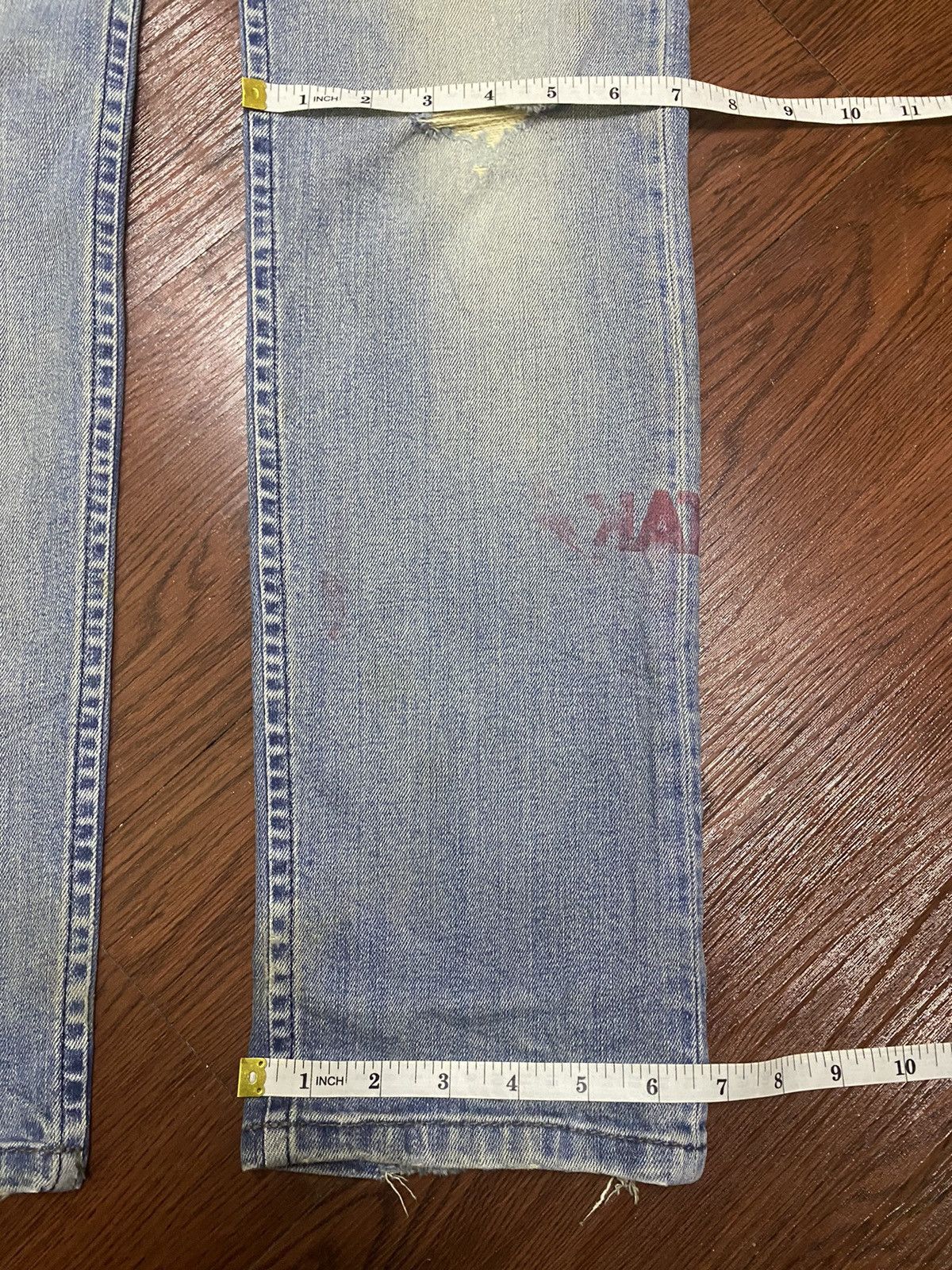 Other Vintage Diesel Faded Wash Distressed Denim Slim Jeans Size US 30 / EU 46 - 17 Thumbnail