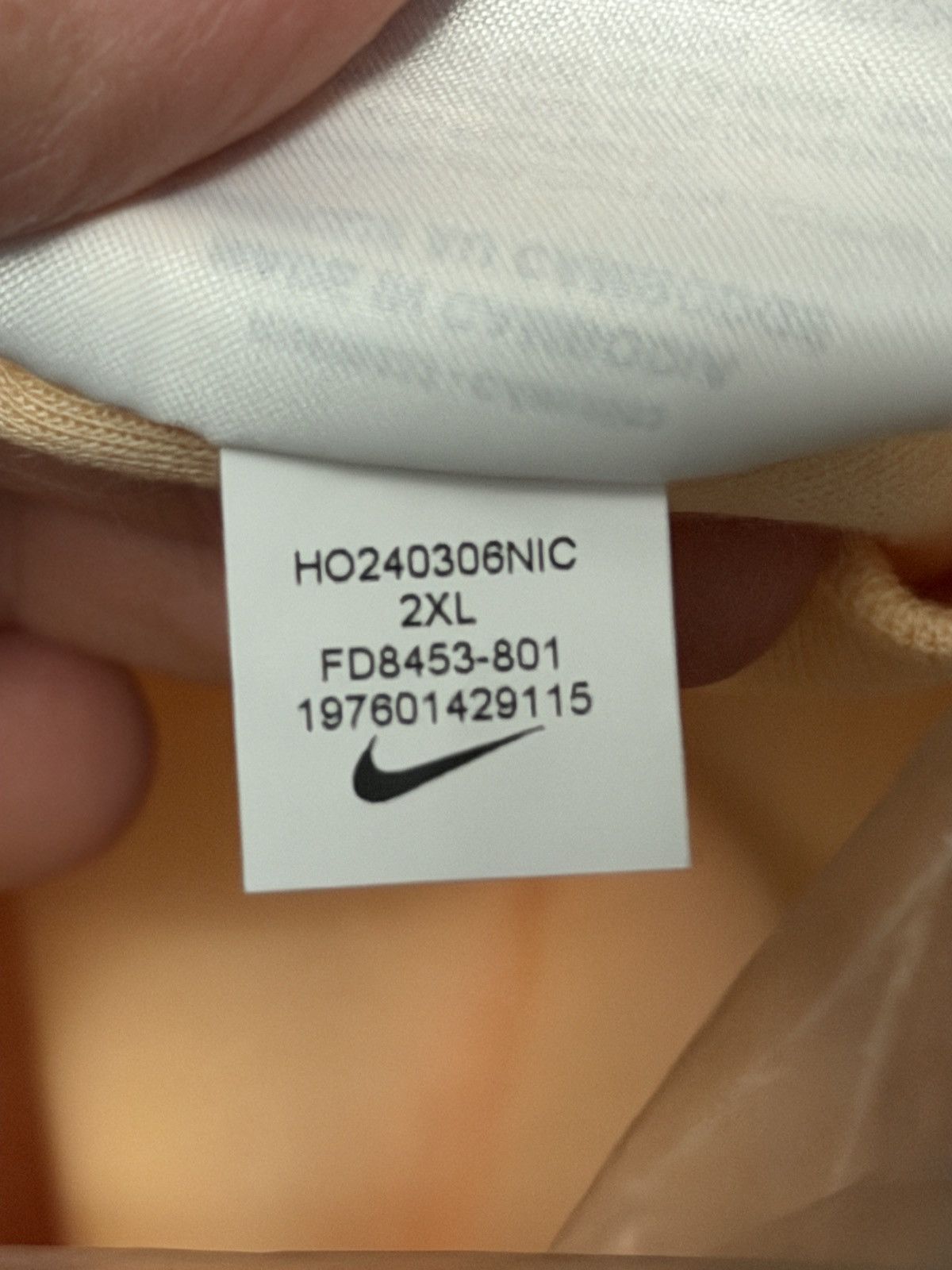 Drake Nike x NOCTA Tech Fleece Full Zip Hoodie Ice Peach Size US XXL / EU 58 / 5 - 17 Thumbnail