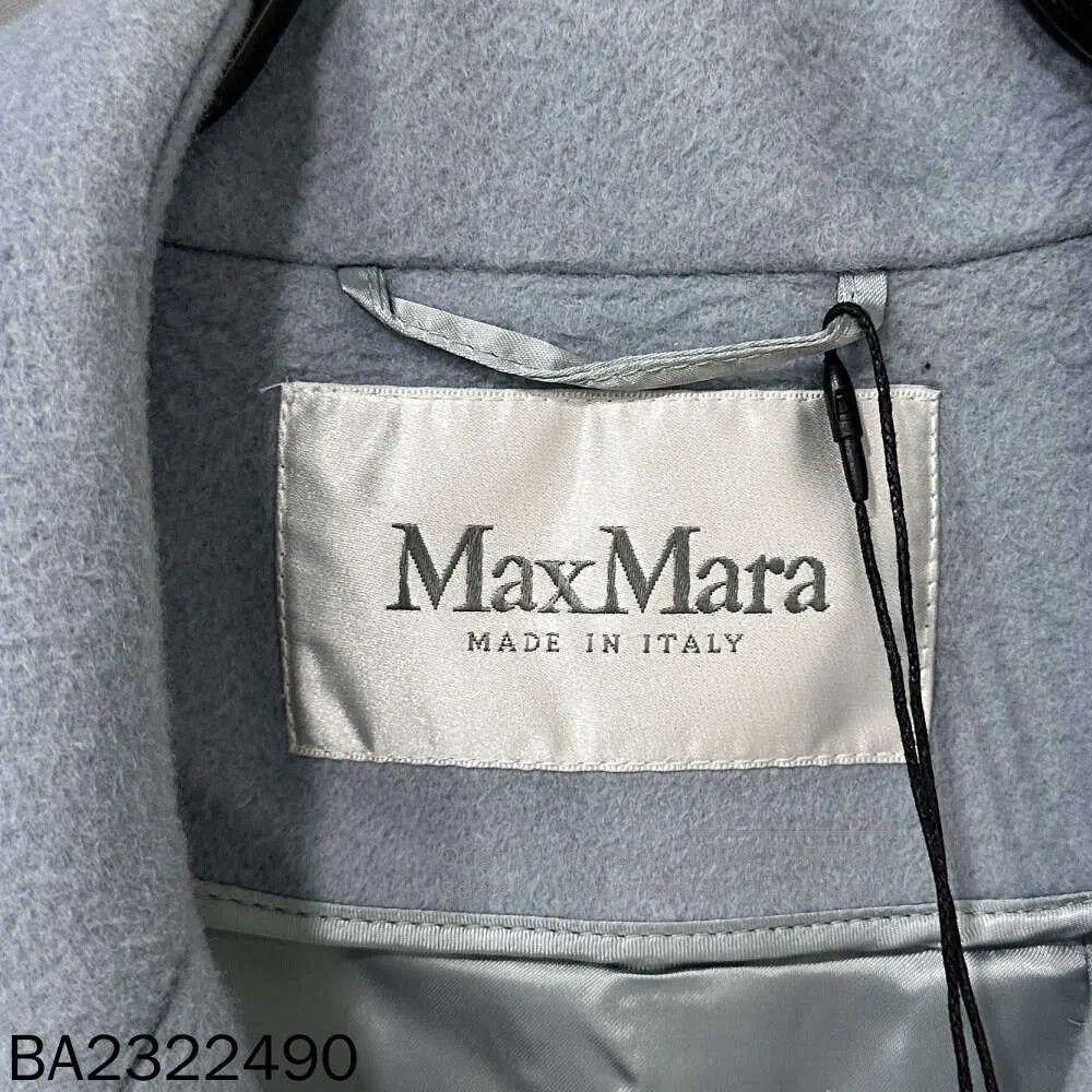 Other Manuela Light Blue Long Coat by MaxMara. Size US L / EU 52-54 / 3 - 4 Thumbnail