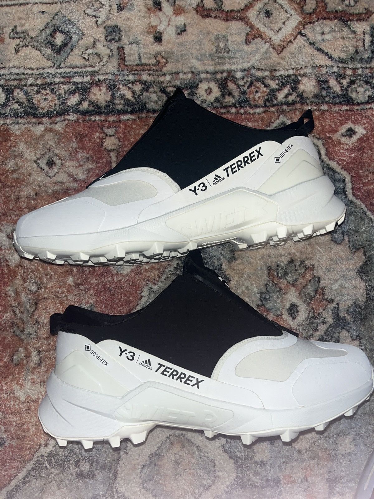 image of Adidas x Goretex Y-3 Terrex Swift R3 Gore-Tex ‘Off White Black’ Shoes, Men's (Size 12)