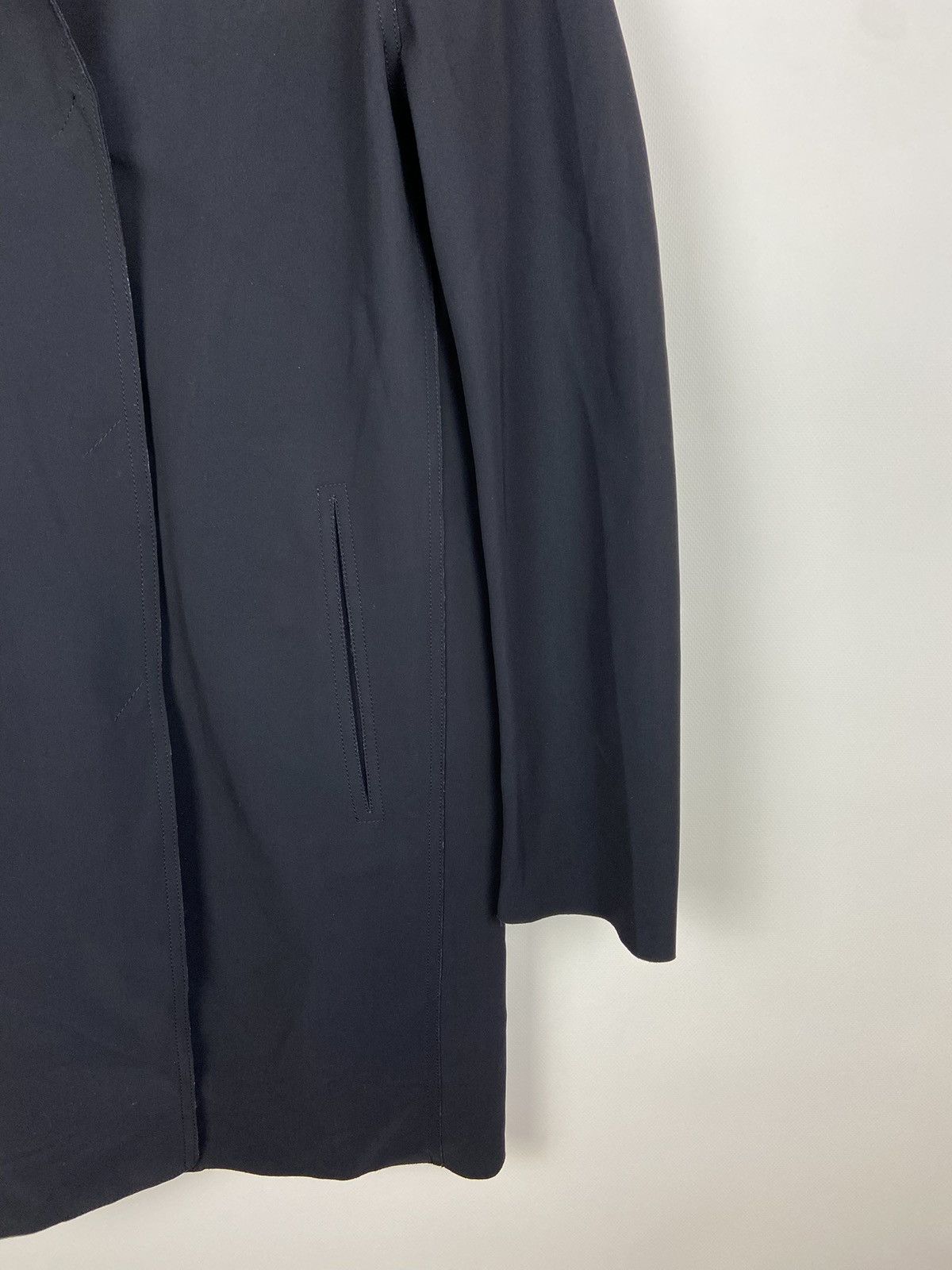 Herno RRP$700 Herno Stretch Overcoat Women's Blue Button Coat Size M / US 6-8 / IT 42-44 - 6 Thumbnail