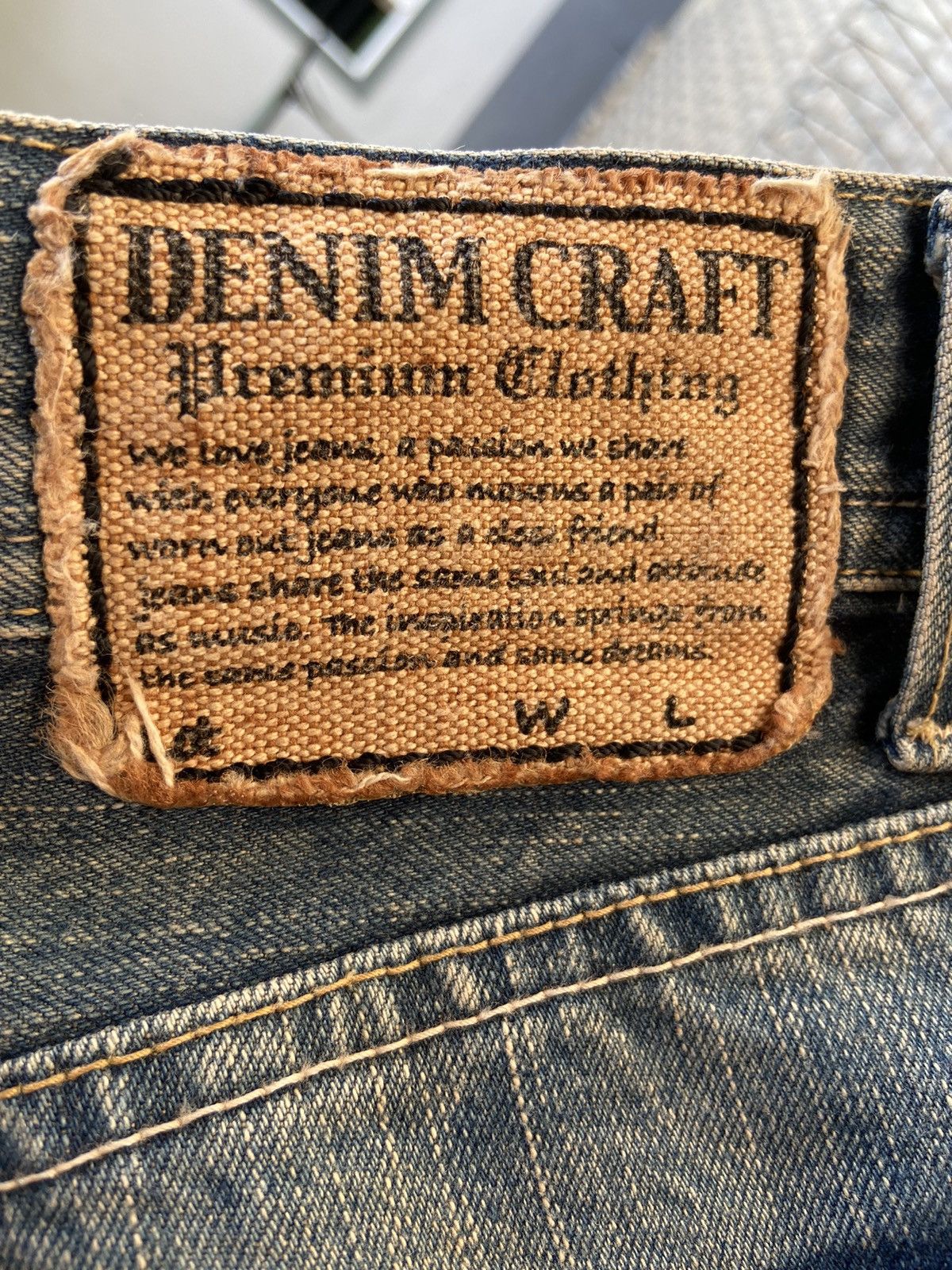 Denim & Co. Denim Craft Splash paint distressed denim Size US 32 / EU 48 - 10 Thumbnail