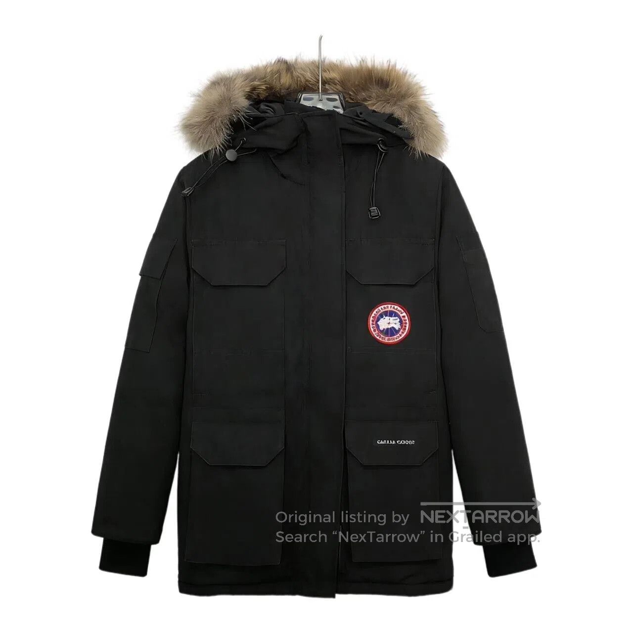 Canada Goose Canada Goose Black logo patch hoodie long-sleeved down jac Size US XS / EU 42 / 0 - 1 Thumbnail