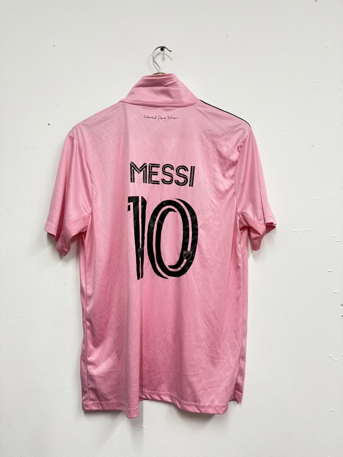 Adidas Adidas Inter Miami 2023 Pink Men's Football Jersey Size L Size US L / EU 52-54 / 3 - 4 Thumbnail