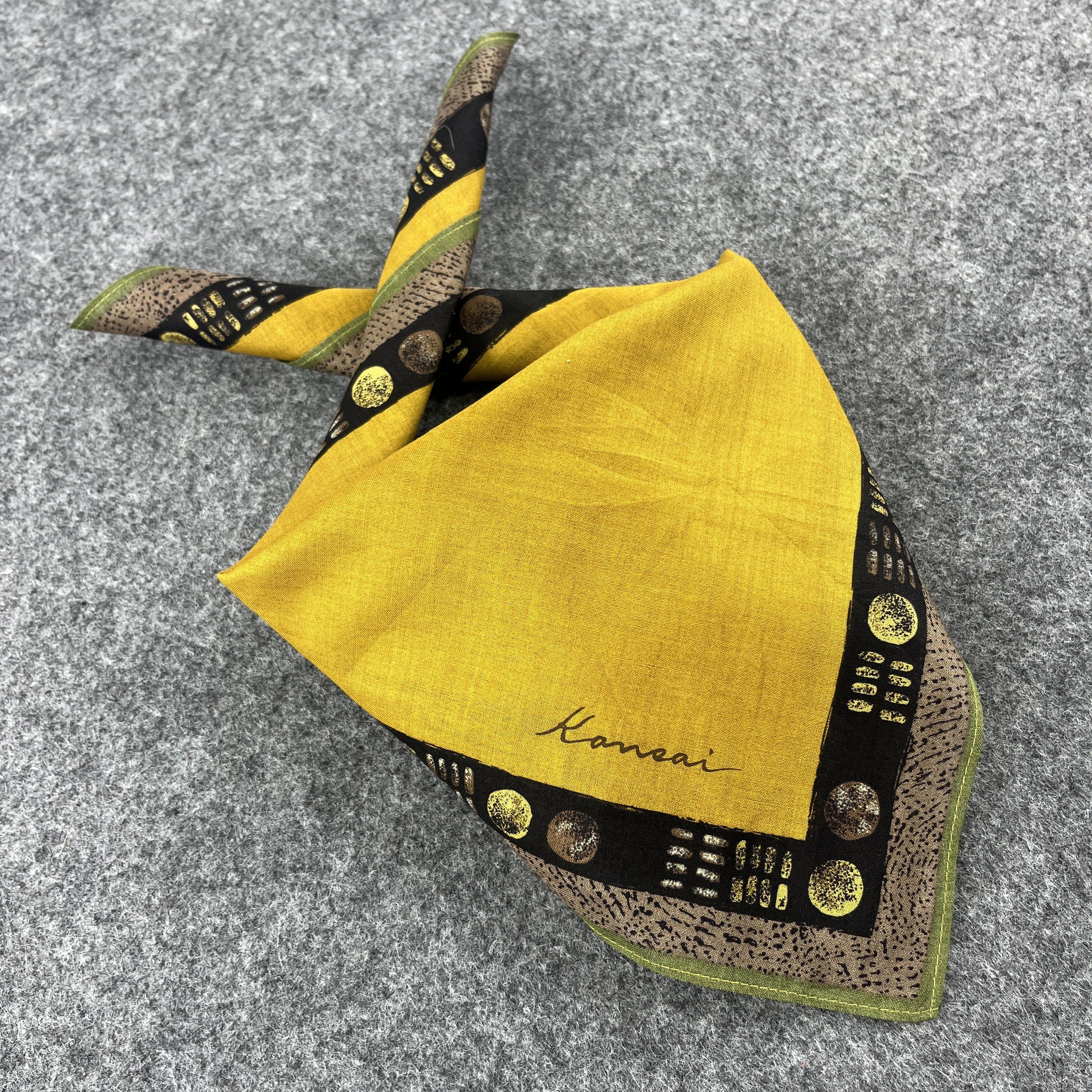 Japanese Brand Kansai Yamamoto Handkerchief / Bandana / Neckerchief B361 Size ONE SIZE - 8 Thumbnail