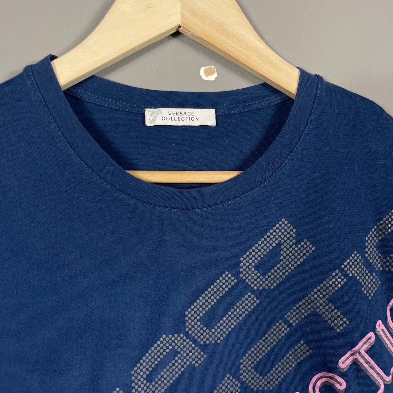 Versace Versace Collection Navy T-shirt Size US M / EU 48-50 / 2 - 3 Thumbnail
