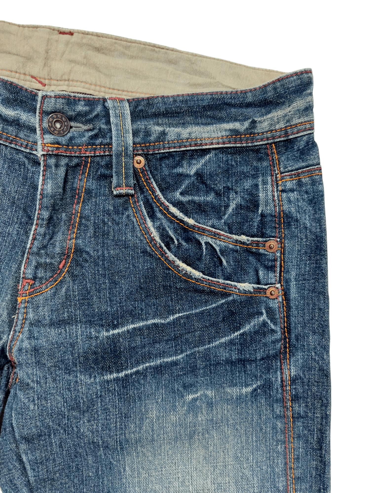 Japanese Brand × Vintage SUPER FLARE💥 Et Boite Japanese Wide Leg Flare Denim Size US 32 / EU 48 - 7 Thumbnail