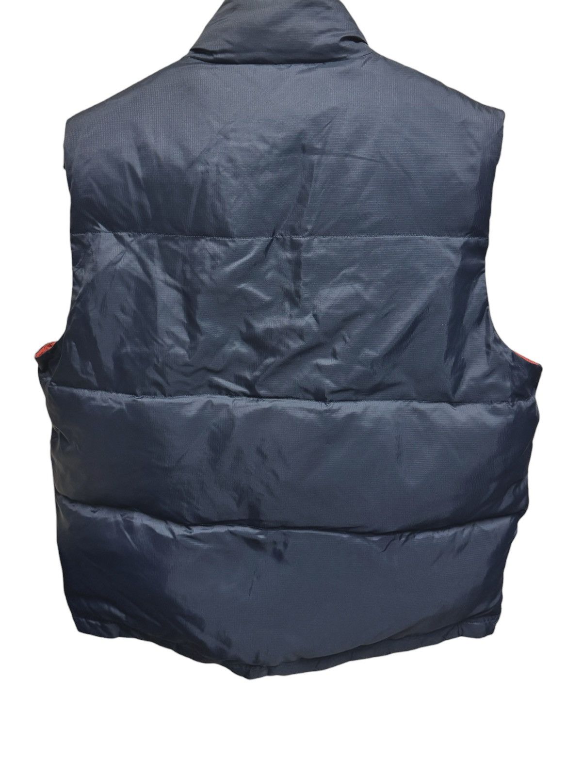 J.Crew J.CREW Fall 04 Navy/Orange Down Feather Puffer Full-Zip Vest Size US L / EU 52-54 / 3 - 2 Thumbnail