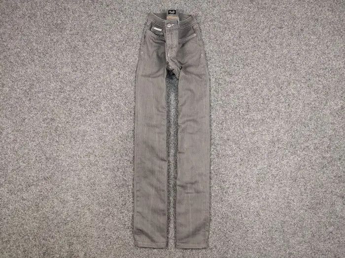 Dolce & Gabbana Vintage 90's Dolce & Gabbana Straig Women's Gray Denim Jeans Size 25" / US 0 / IT 36 - 1 Thumbnail