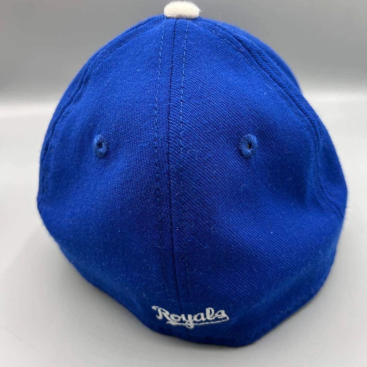 New Era Kansas City Royals Hat Men Small-Medium Blue Stretch Fitted Size ONE SIZE - 6 Thumbnail