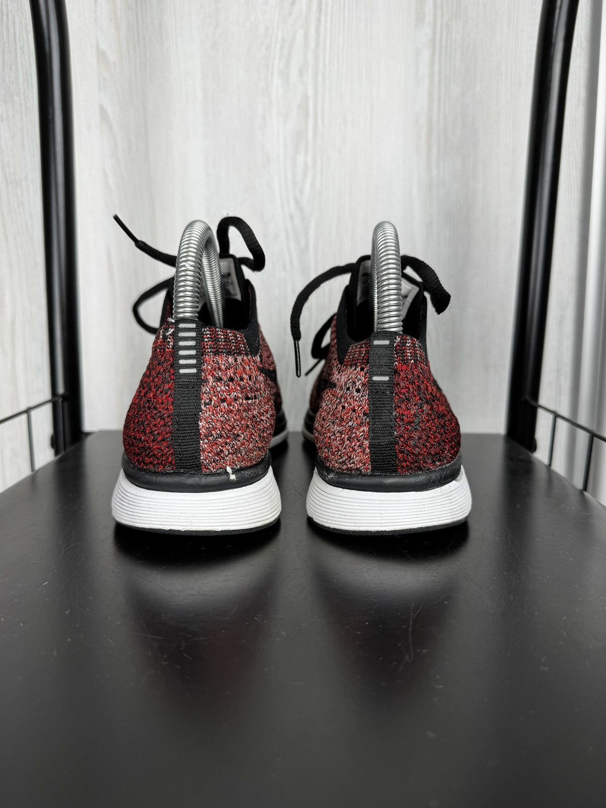 Nike Men’s Nike Flyknit Racer 'Fire Rooster' Red Black Shoes Size US 8 / EU 41 - 7 Thumbnail