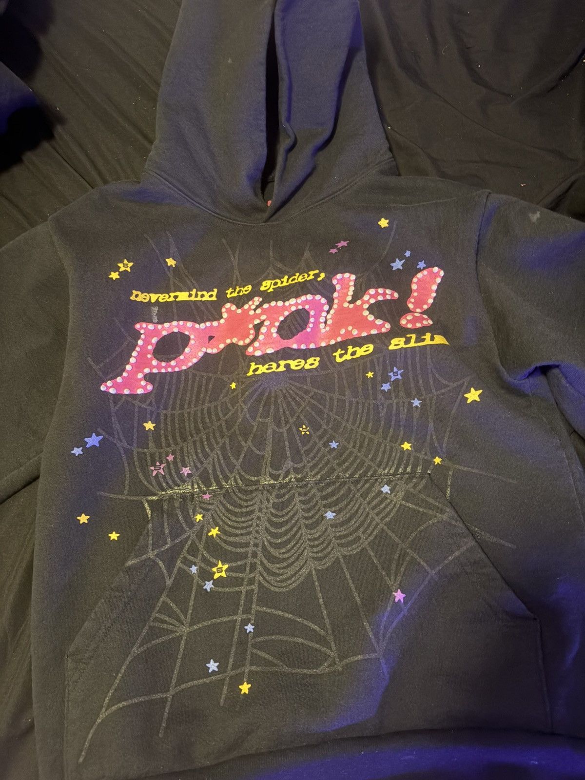 Sp5der Sp5der punk hoodie Size US S / EU 44-46 / 1 - 1 Thumbnail