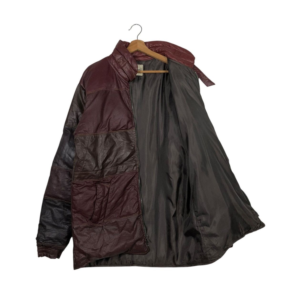 Japanese Brand 🔥VINTAGE BIKER LEATHER JACKET BERMANS ISSEY MIYAKE Size US M / EU 48-50 / 2 - 13 Thumbnail