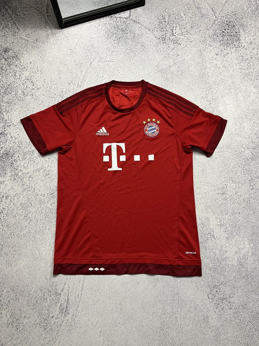 Adidas Bayern Munich 2015-2016 Home Soccer Jersey Football Shirt Size US L / EU 52-54 / 3 - 1 Thumbnail