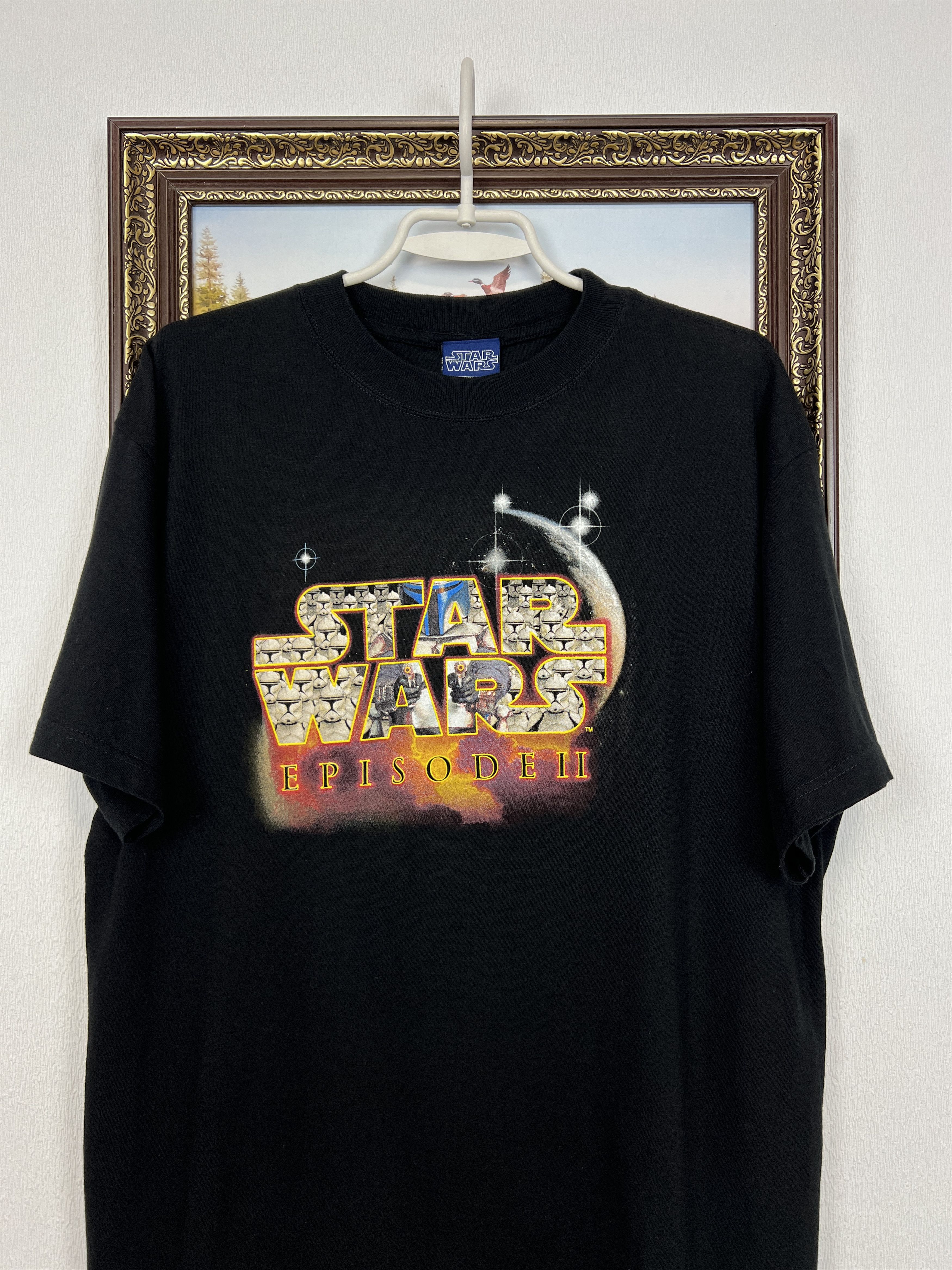 Vintage Vintage Star Wars Episode II Attack of the Clones Shirt Tee Size US L / EU 52-54 / 3 - 2 Thumbnail