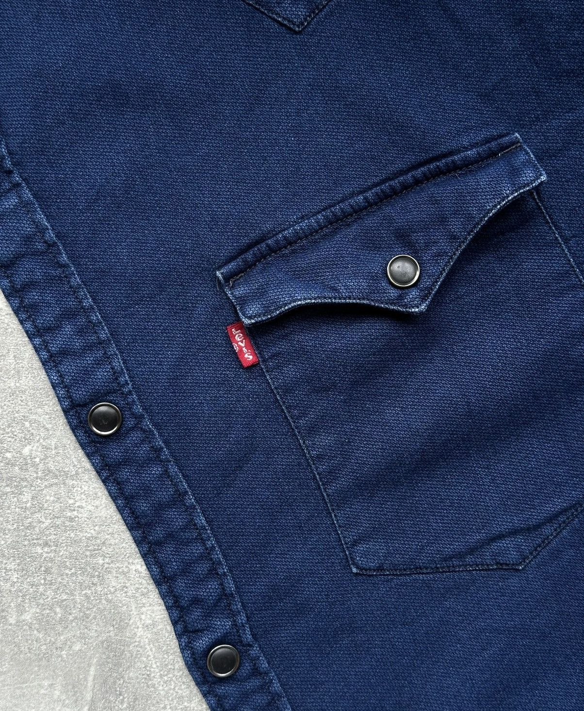Levi's Levi's Men's Denim Western Shirt Slim Fit XXL Long Sleeve Size US XXL / EU 58 / 5 - 3 Thumbnail