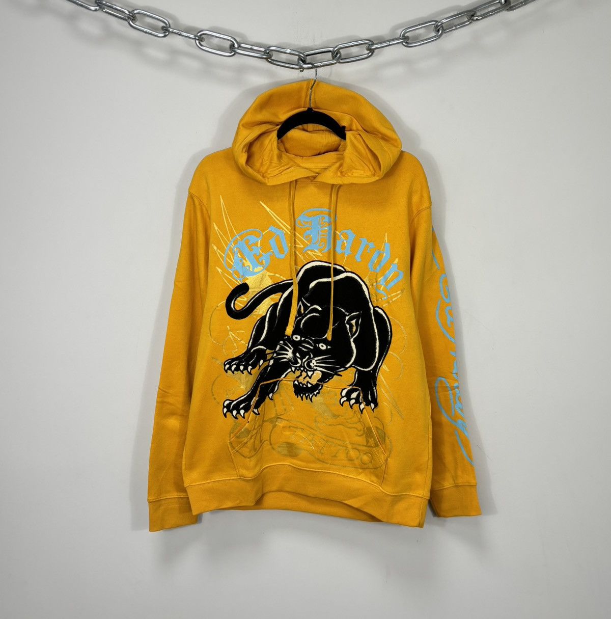 Christian Audigier Ed Hardy Black Panther Logo NEW Hype Y2K Hoodie Size US M / EU 48-50 / 2 - 1 Thumbnail