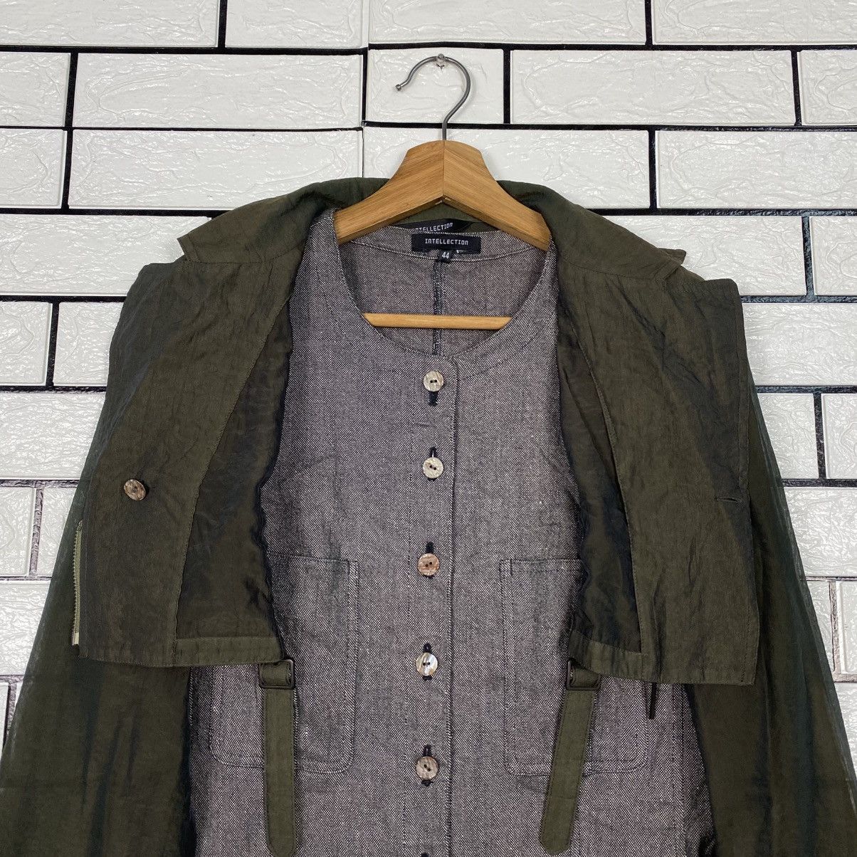 Issey Miyake 📌Vintage Button Jacket Double Astro Style Intellection Size US S / EU 44-46 / 1 - 14 Thumbnail