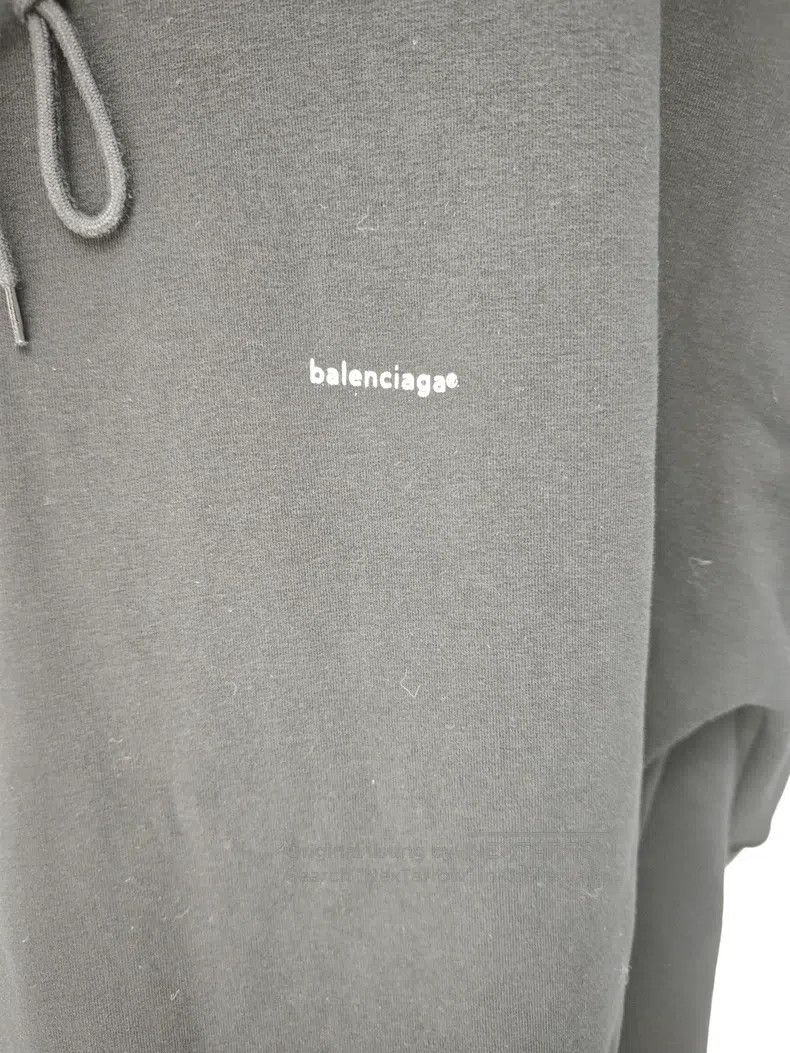Balenciaga Balenciaga Black Hooded Sweatshirt Size US XS / EU 42 / 0 - 2 Thumbnail