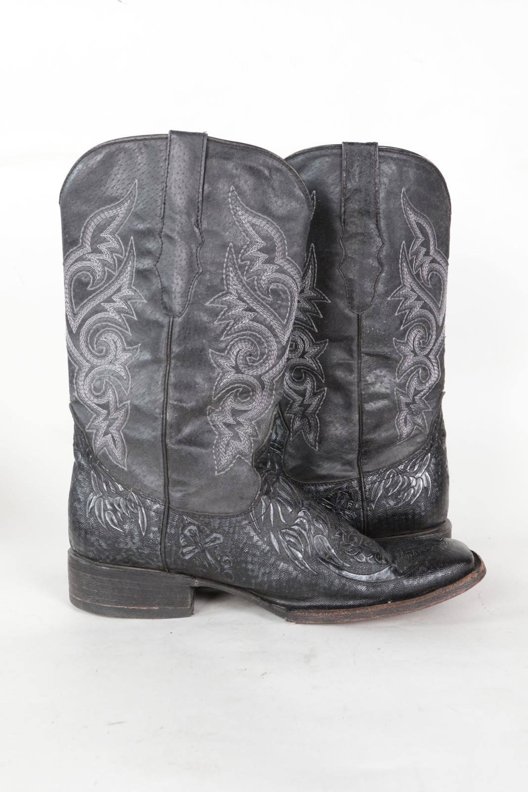 Theory 90's Western Artisan Cowboy Boot Size US 10.5 / IT 40.5 - 4 Thumbnail