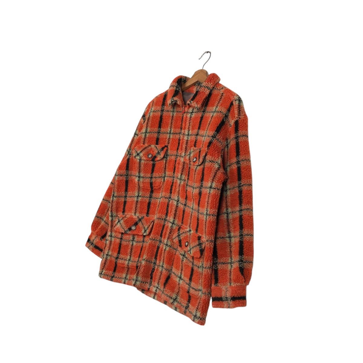 Japanese Brand 🔥VINTAGE FLEECE FLANNEL JACKET RALPH ETON ISSEY MIYAKE Size US M / EU 48-50 / 2 - 4 Thumbnail