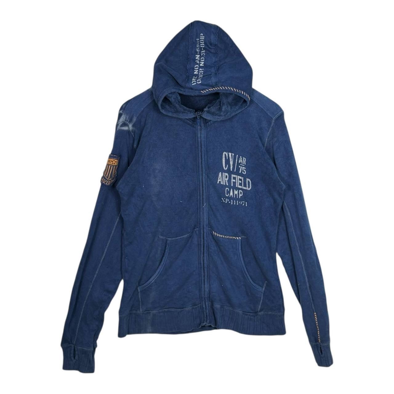 Avirex Thrashed Avirex Aerodrome Hoodie Military ERD Grunge Size US M / EU 48-50 / 2 - 1 Thumbnail