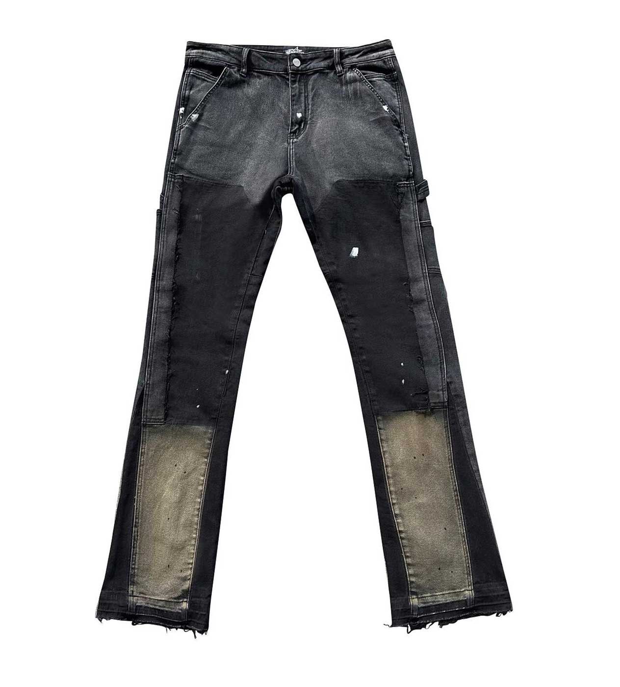 TRIPLE SEVENS Flared Denim Black Size US 34 / EU 50 - 1 Thumbnail
