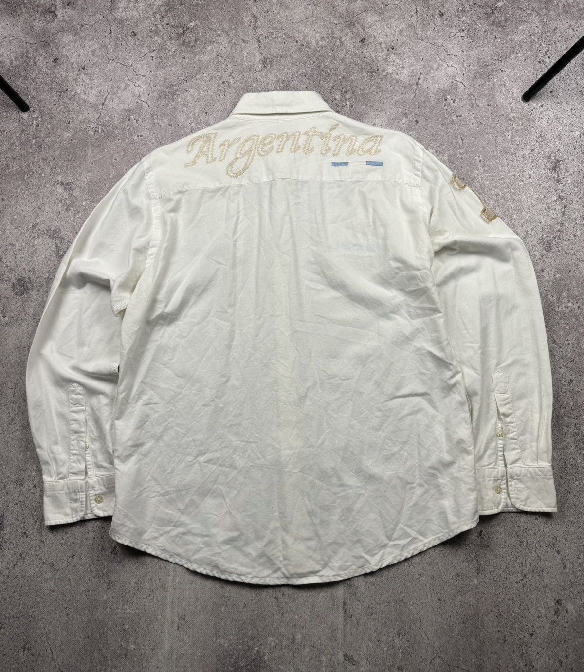 La Martina Vintage La Martina Argentina Shirt Big Logo Japanese Y2K Size US L / EU 52-54 / 3 - 9 Thumbnail