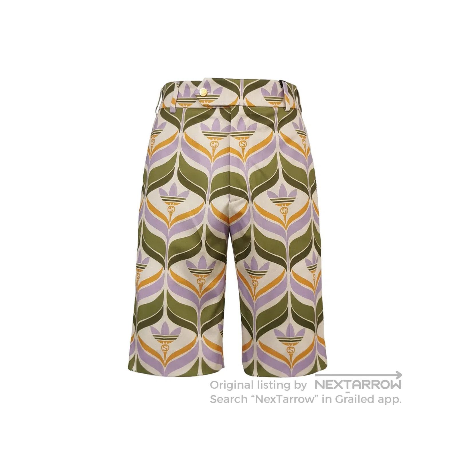 Gucci Gucci x adidas Striped Logo Shorts Size 44. Size US 44 / EU 60 - 1 Thumbnail