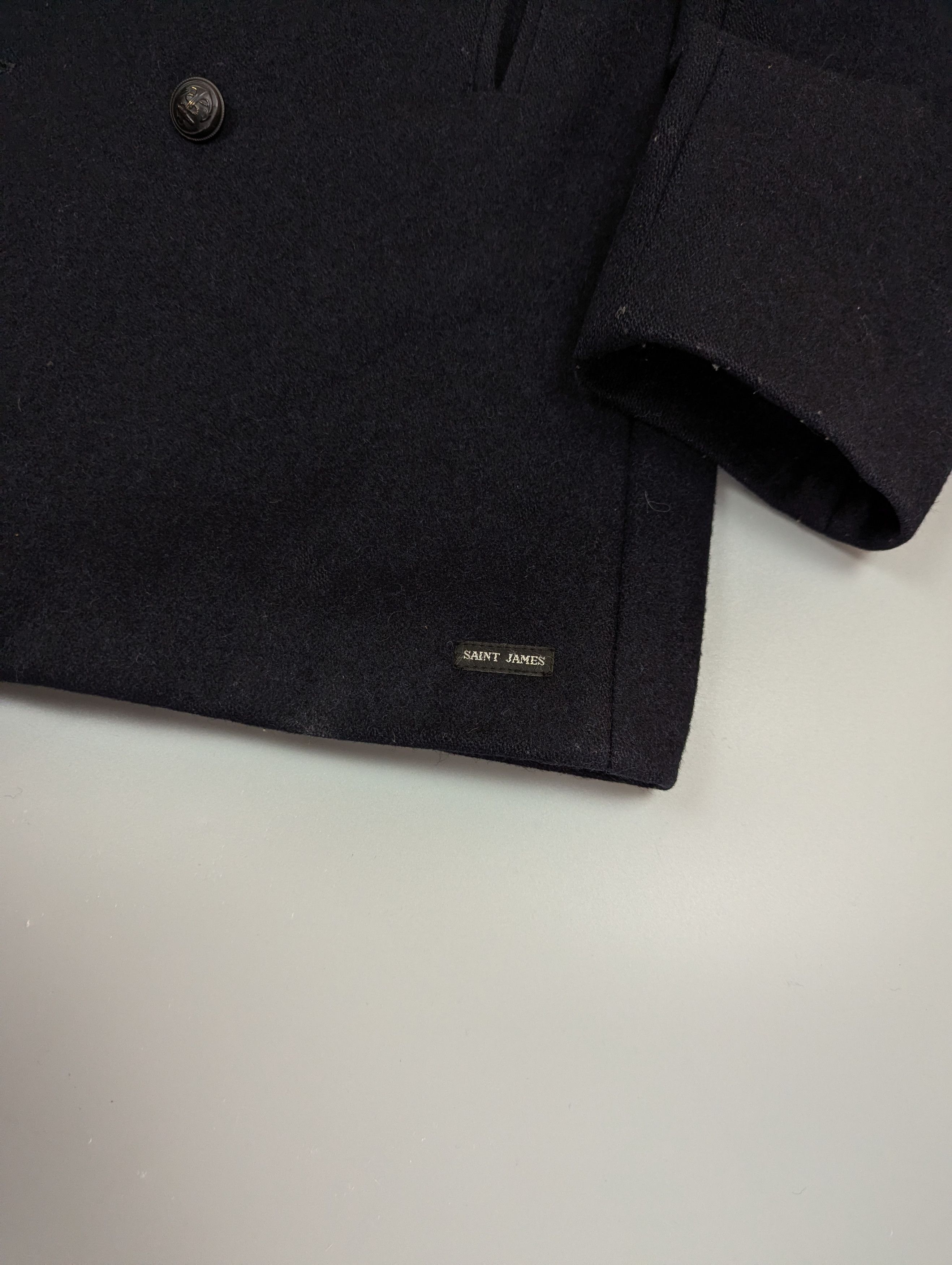 Saint James Saint James Vintage Galion Wool Coat French Nautical Jacket Size US M / EU 48-50 / 2 - 8 Thumbnail