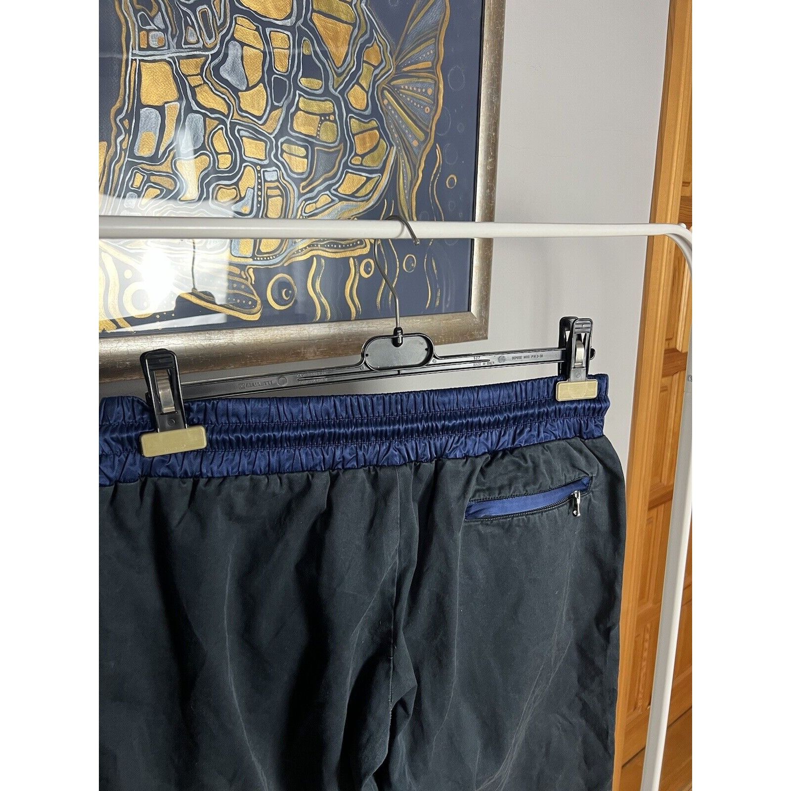 Dolce & Gabbana Dolce&gGabbana Black Navy Drawstring Pants Size 50 Size US 34 / EU 50 - 10 Thumbnail