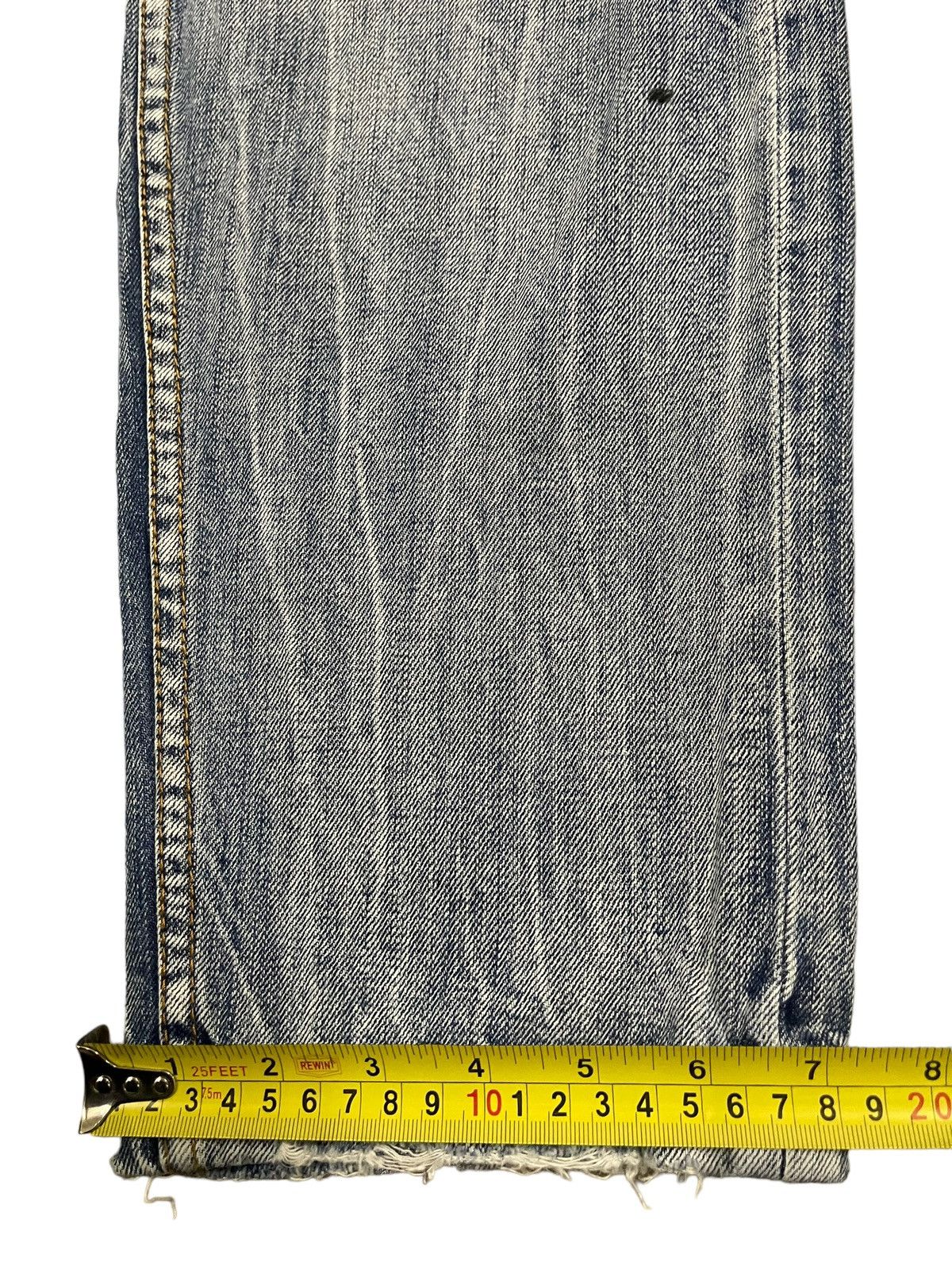 14th Addiction Vintage Japanese Brand Blue Wash Distressed Style Jeans Size US 34 / EU 50 - 14 Thumbnail