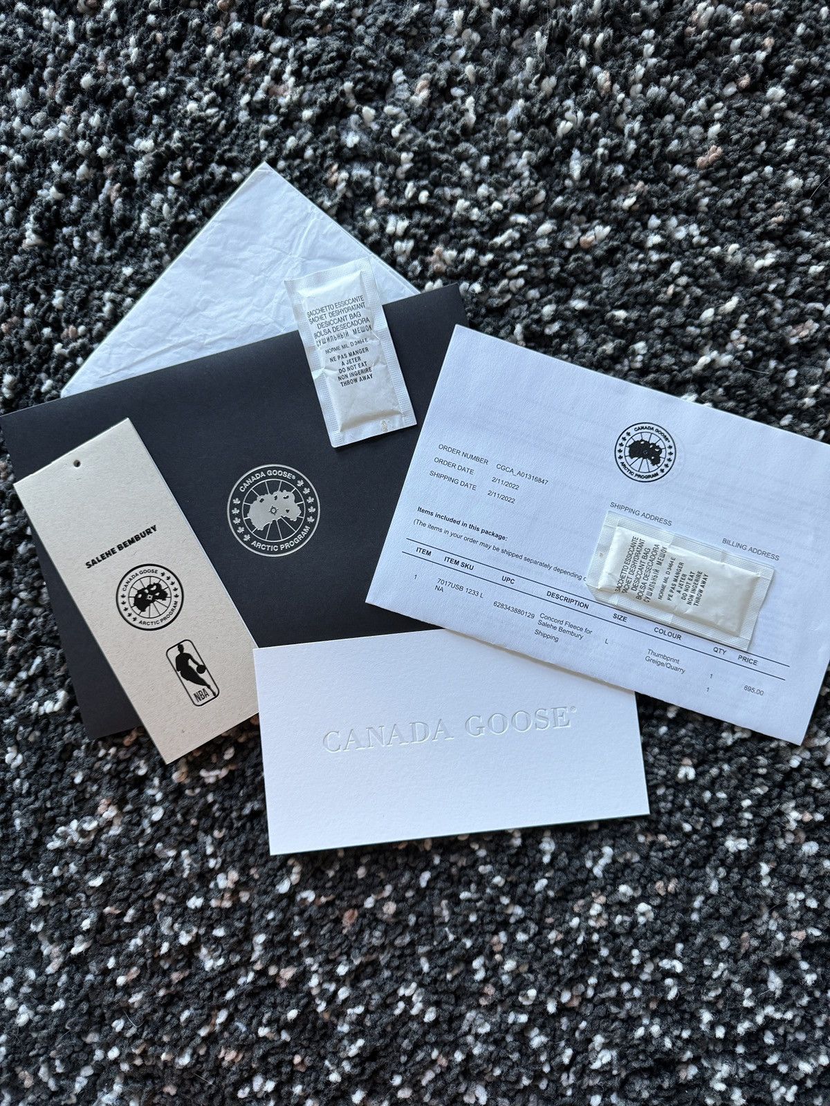 Salehe Bembury Concord Fleece - Salehe Bembury x Canada Goose x NBA Size US L / EU 52-54 / 3 - 11 Thumbnail