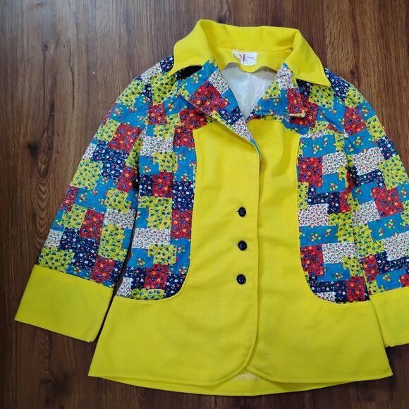 Other Vintage R&K Originals Flower Patchwork Western Shirt Size M / US 6-8 / IT 42-44 - 2 Thumbnail