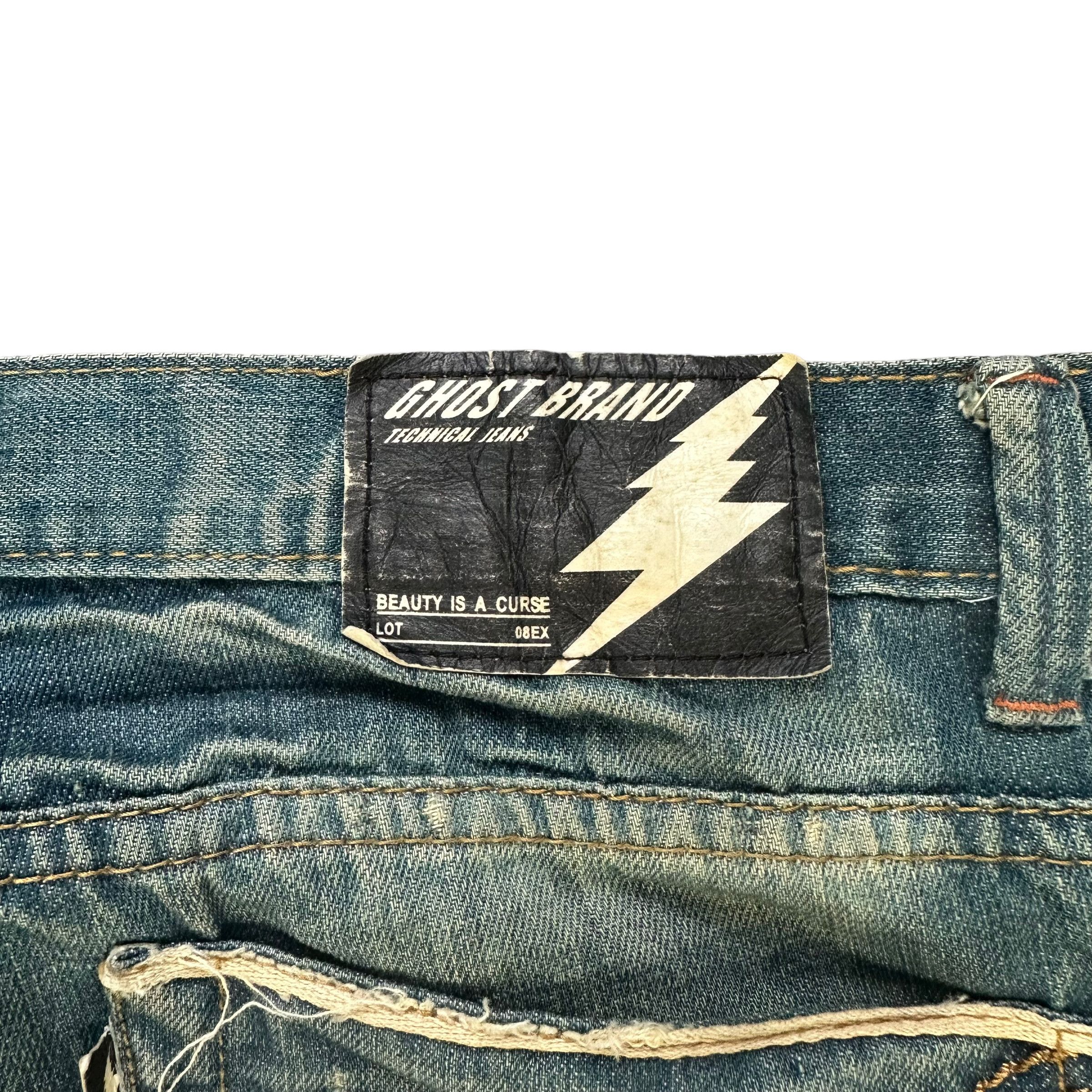 Japanese Brand GHOST BRAND TECHNICAL JEANS RUSTY DENIM PANT #7799-176 Size US 34 / EU 50 - 14 Thumbnail