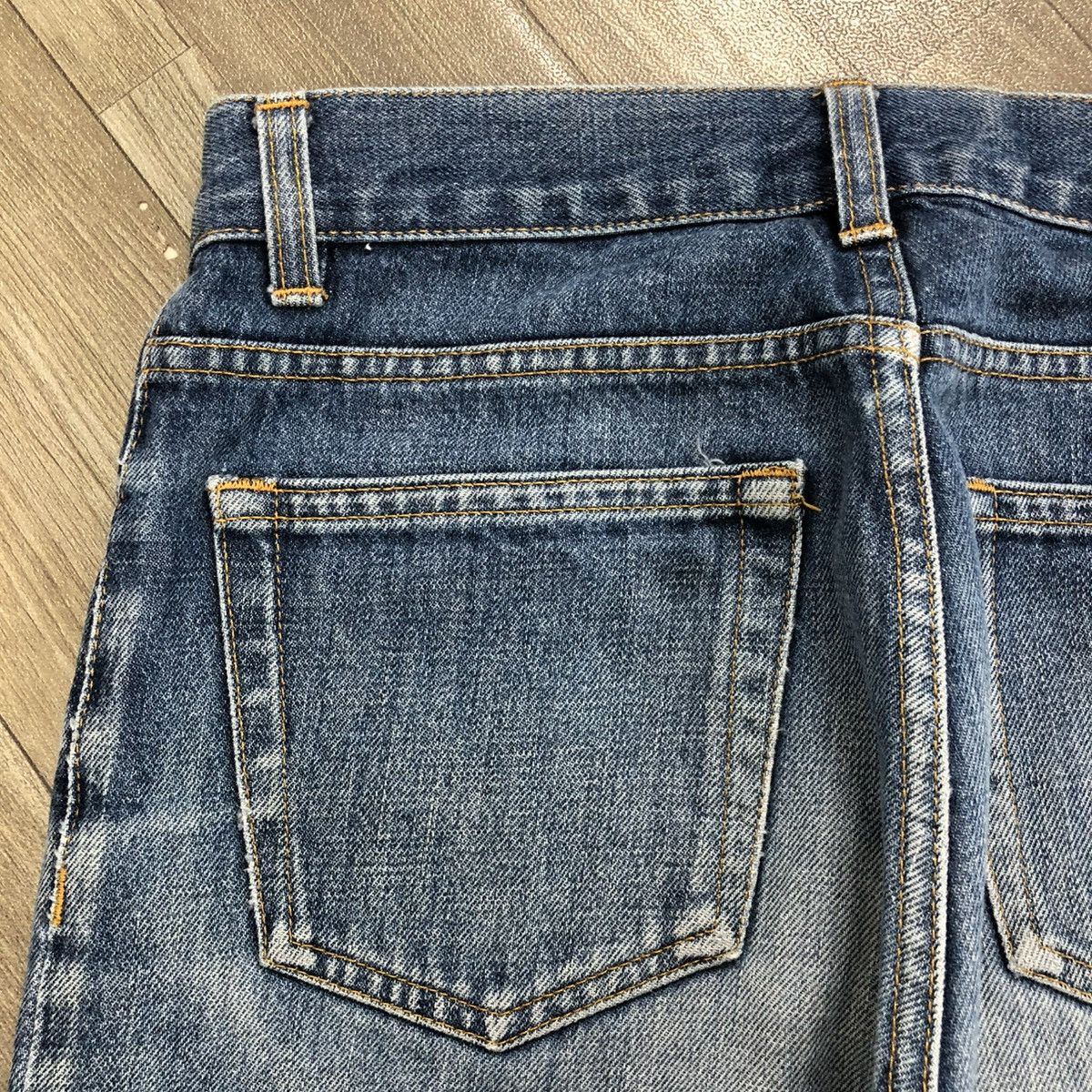 Helmut Lang Vintage Helmut Lang Faded Classic Denim Bootcut Flared Jeans Size US 29 - 17 Thumbnail