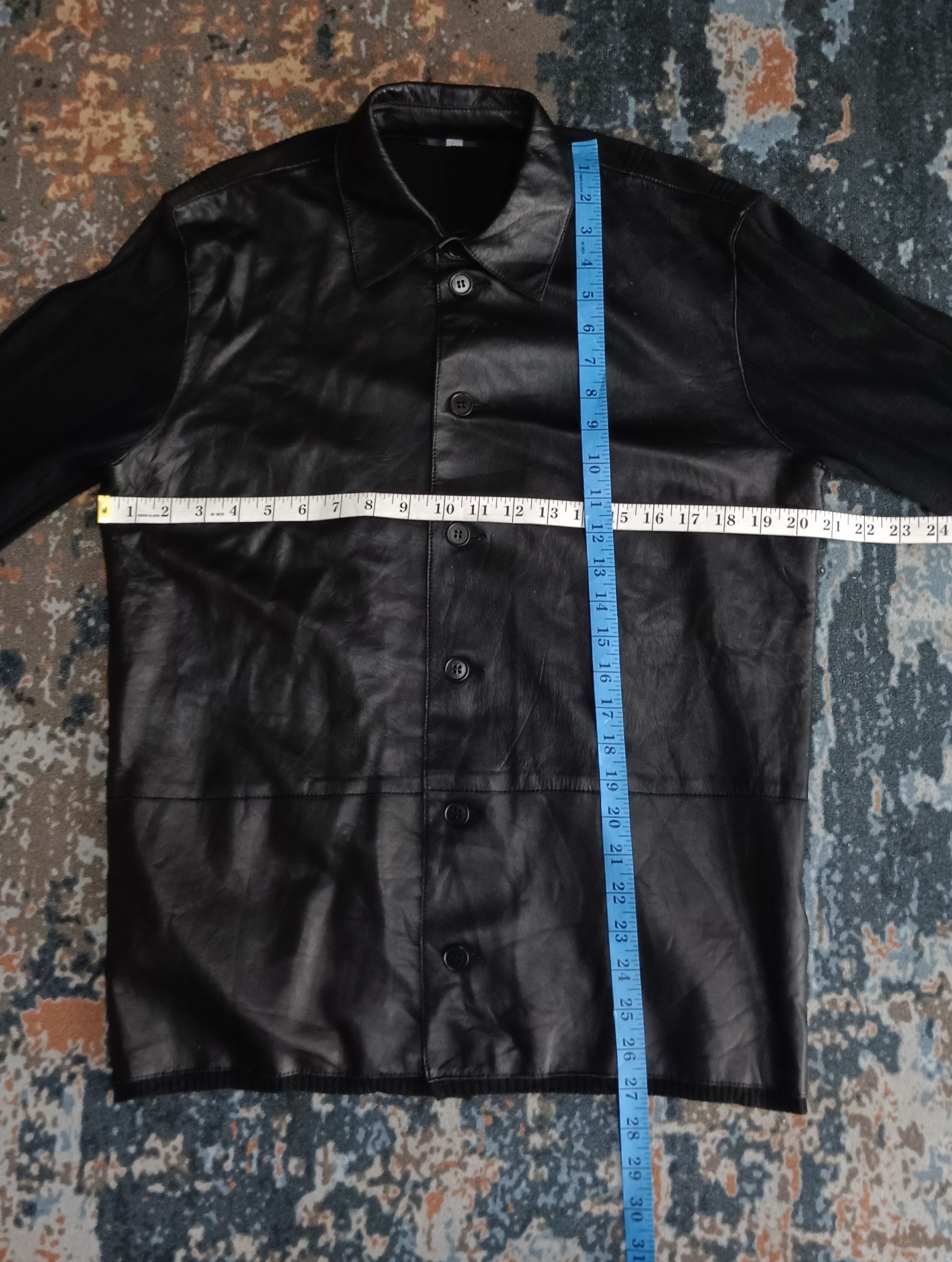 Pal Zileri Pal Zileri Pull Pelle Peau Leather Super Black Jacket Size US M / EU 48-50 / 2 - 14 Thumbnail