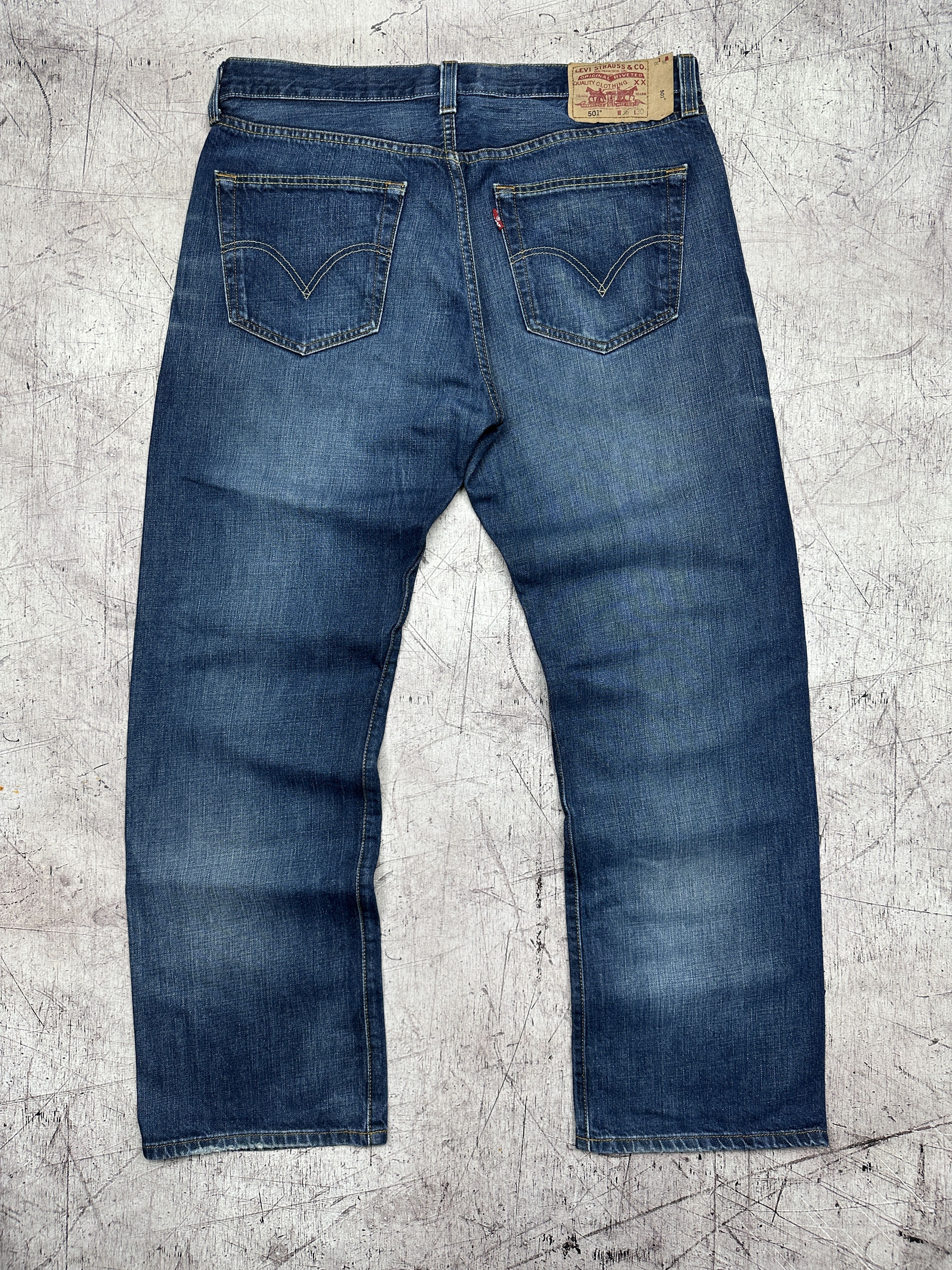 Levi's Levi's 501 Mens Denim Pants Jeans Size 36 x 30 Size US 36 / EU 52 - 1 Thumbnail