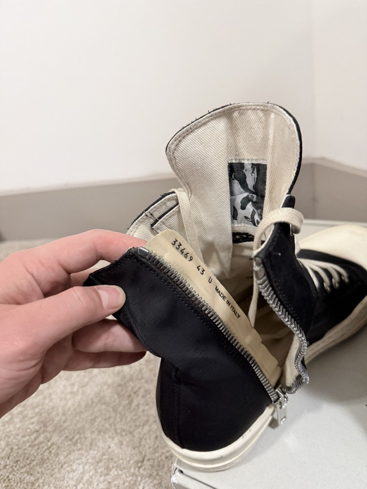 Rick Owens Drkshdw Rick Owens DRKSHDW Ramones Size US 10 / EU 43 - 7 Thumbnail