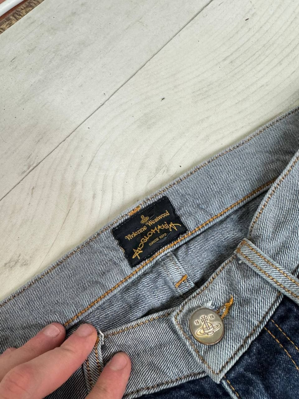 Vivienne Westwood Vivienne Westwood Anglomania Denim Jeans Big Logo Y2K Size US 30 / EU 46 - 8 Thumbnail