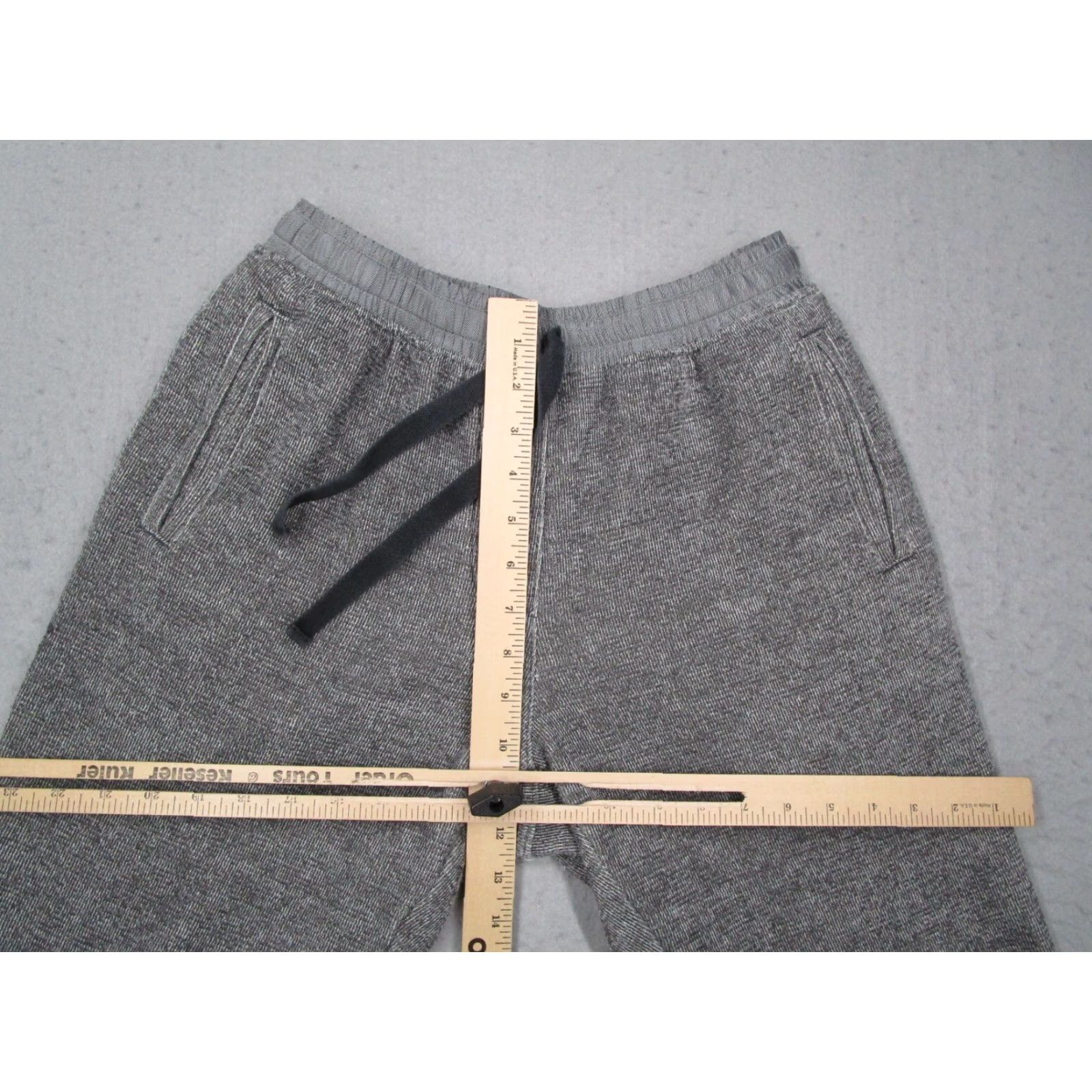 Vintage ATM Womens Joggers M Gray Mid Rise Tapered Cotton Blend Drawstring Pocket Pants 26x27 Athleisure Jogger Size 26" / US 2 / IT 38 - 4 Thumbnail