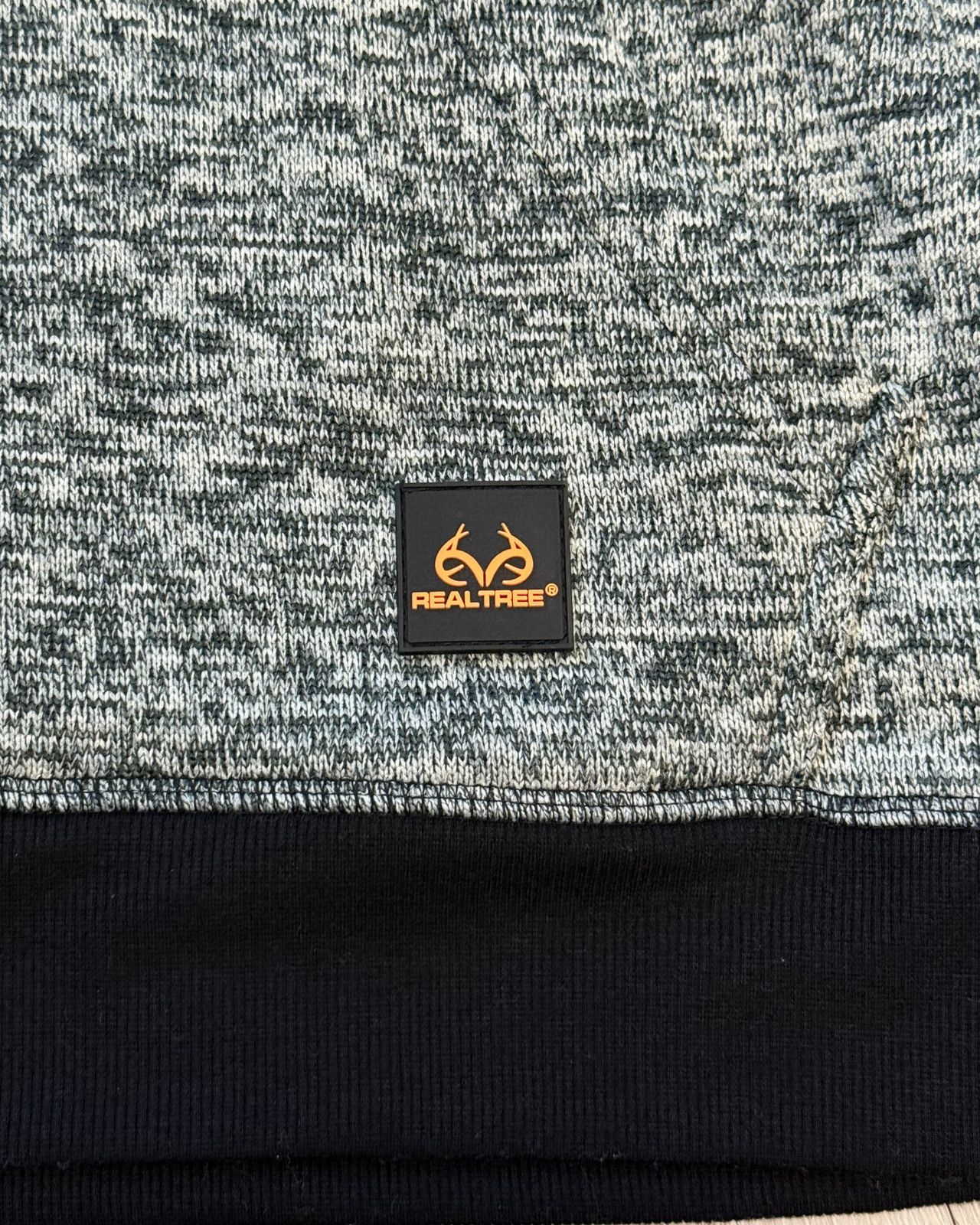 Realtree RealTree Logo Grey/Black Hoodie Sweatshirt - Size XL Size US XL / EU 56 / 4 - 4 Thumbnail