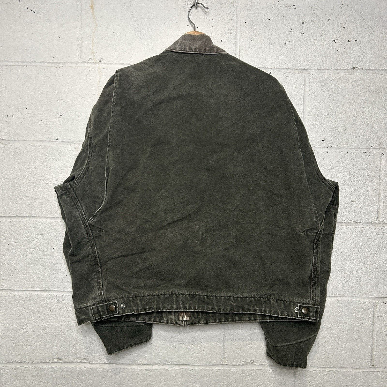 Carhartt Vintage Carhartt Blanket-Lined Detroit Jacket “Moss” J97 Size US L / EU 52-54 / 3 - 3 Thumbnail