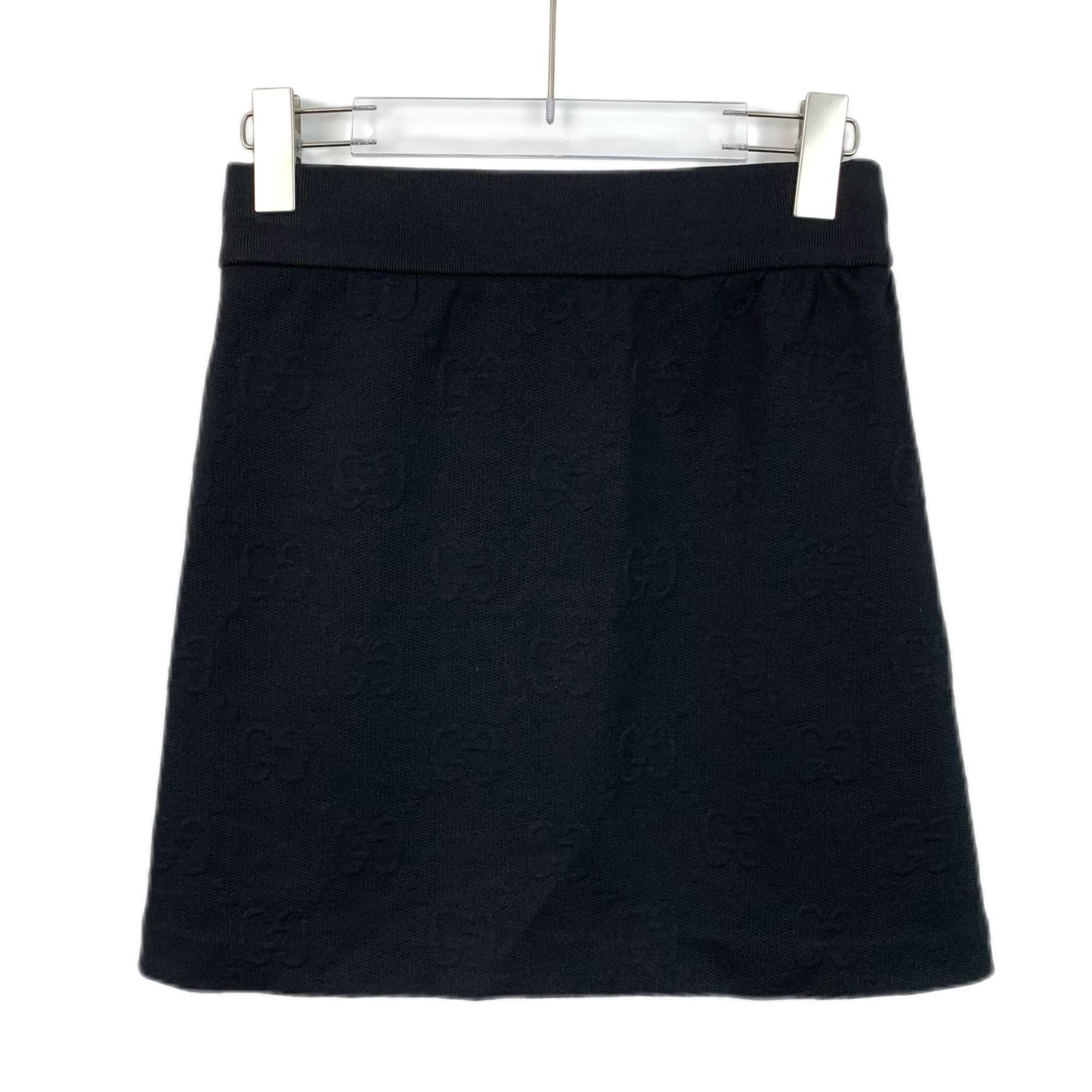 Gucci Gucci Monogram Knit Skirt With Drawstring Waist Size 25" / US 0 / IT 36 - 2 Thumbnail