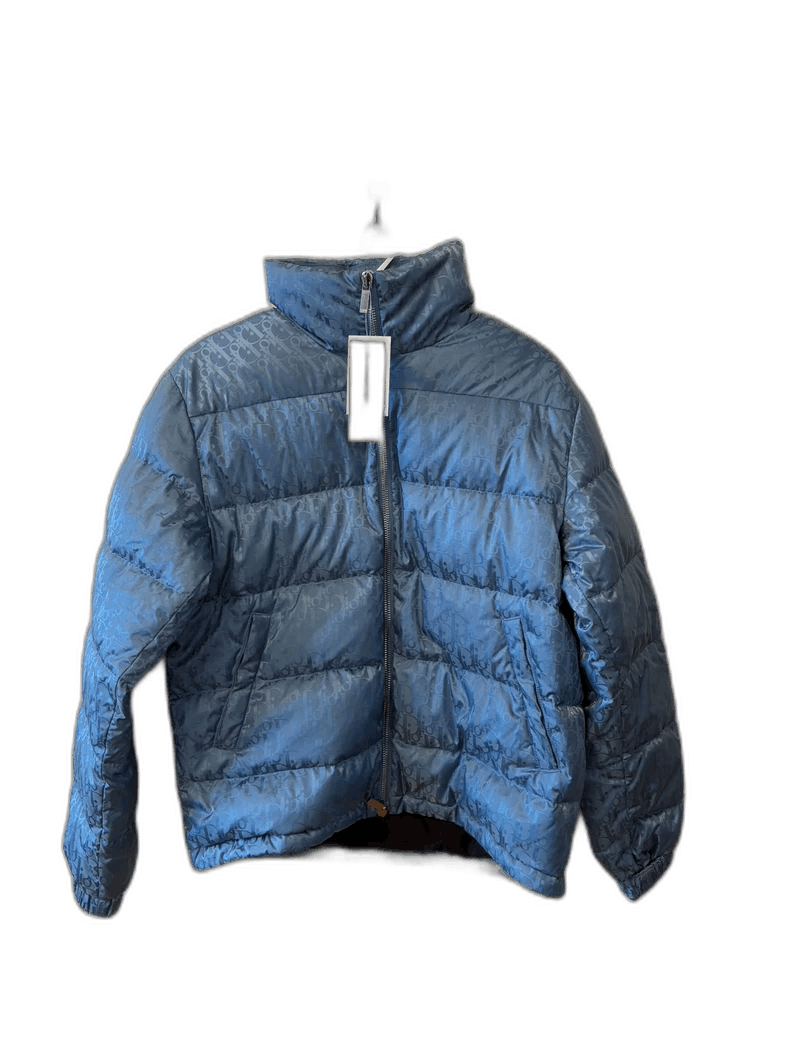 Dior Dior Blue Printed Down Jacket-2505 Size US L / EU 52-54 / 3 - 1 Thumbnail