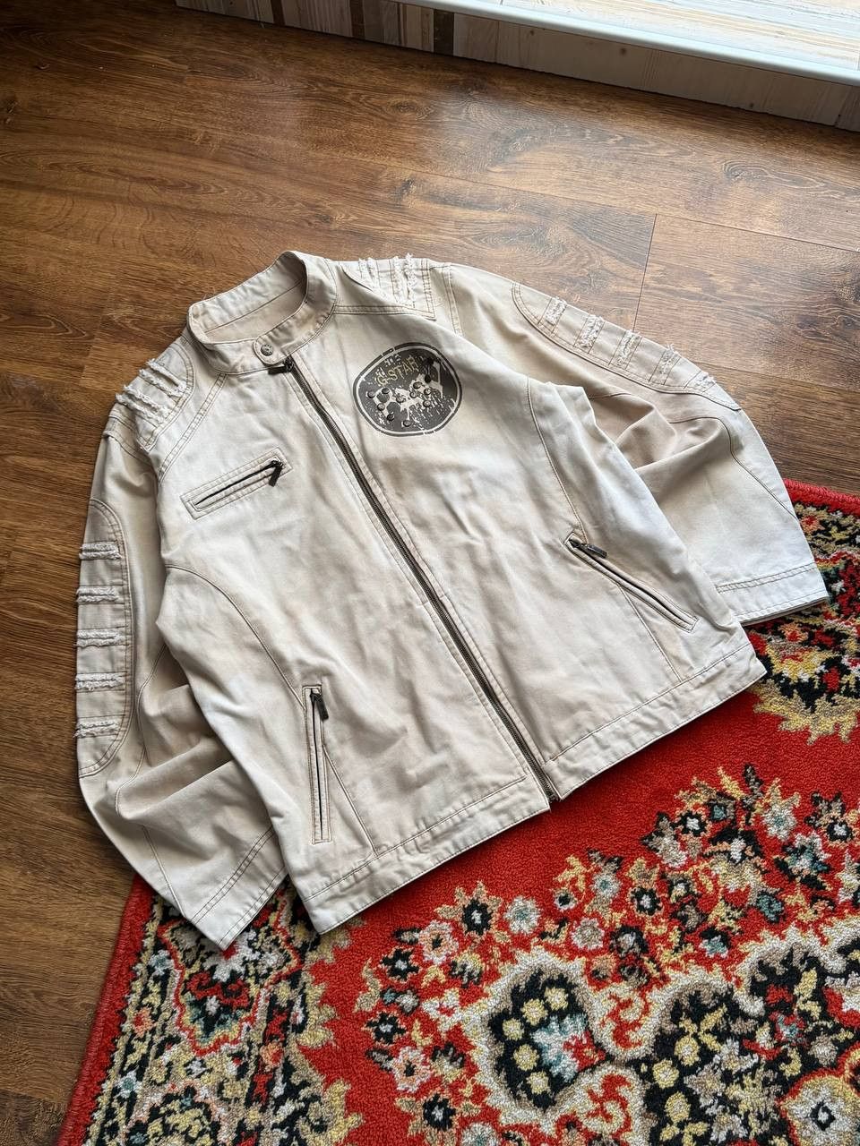 G-Star Vintage 2000s Hedi Slimane Dior Style Archive Cropped Jacket Size US L / EU 52-54 / 3 - 3 Thumbnail