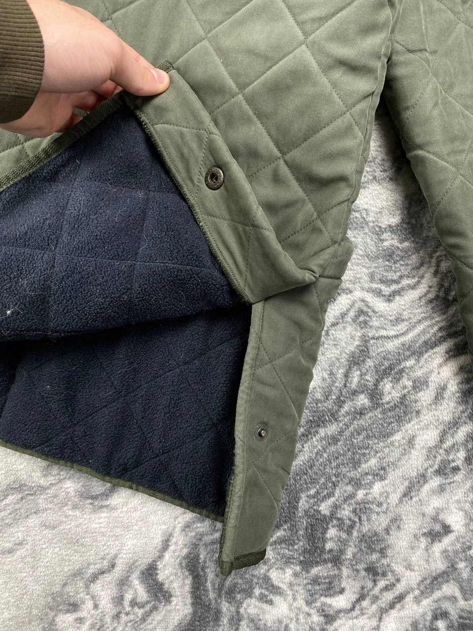 Barbour Barbour Microfibre Polarquilt Long Jacket Men Size XL Green Size US XL / EU 56 / 4 - 11 Thumbnail