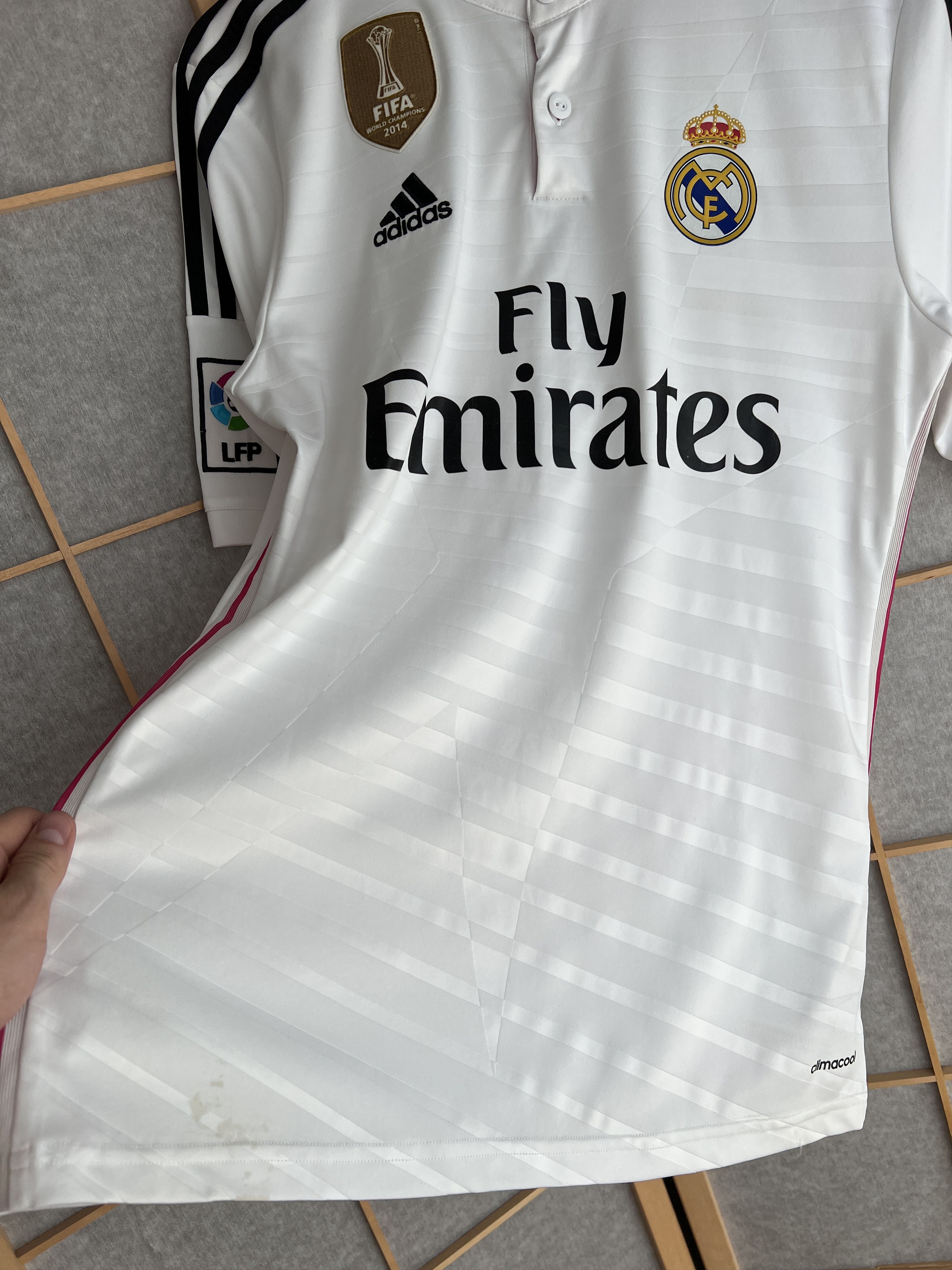 Adidas Adidas FC Real Madrid 2014 Home football shirt soccer jersey Size US S / EU 44-46 / 1 - 5 Thumbnail